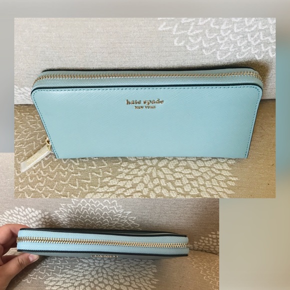 ✨KATE SPADE✨LAST 1! HOST PICK! Soft Blue Wallet - Picture 4 of 10